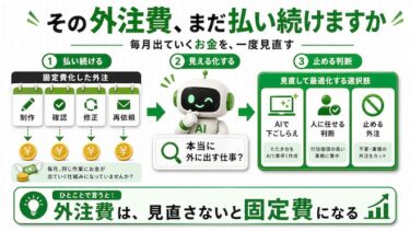 その外注費、まだ払い続けますか