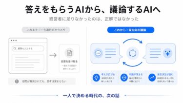 経営者に足りなかったのは、答えより”議論する相手”だった