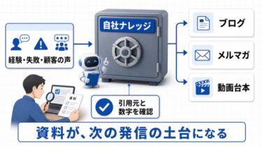 ChatGPTで薄い文章しか出ない人へ｜専門性はプロンプトではなく過去資料で出ます