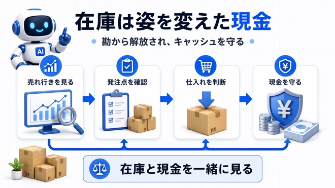 在庫を現金として管理する経営視点